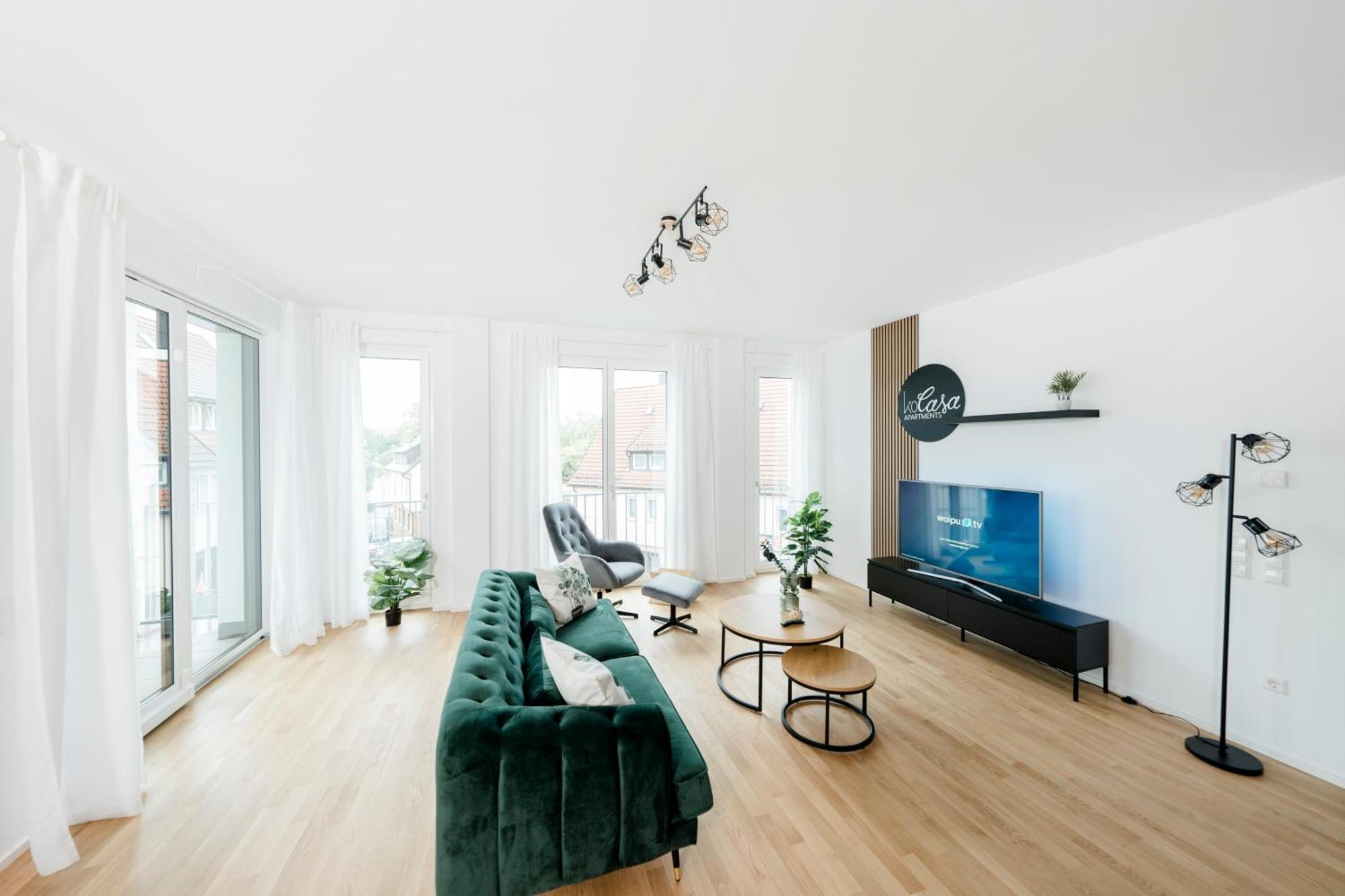 Kocasa-Apartments 02, Design, City-Center Boeblingen, Stellplatz, Balkon, Waipu-Tv Экстерьер фото