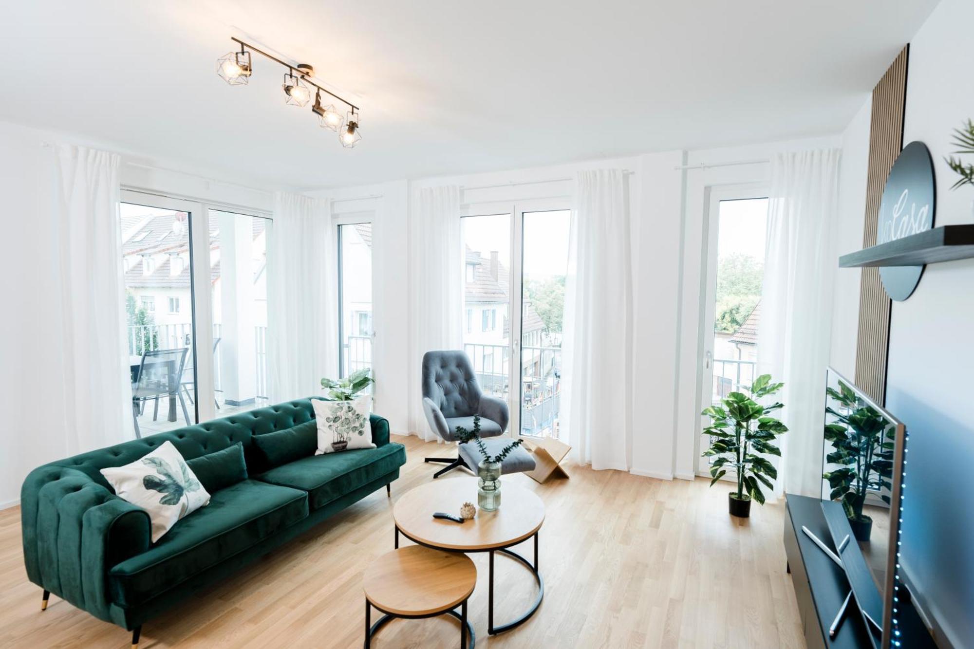 Kocasa-Apartments 02, Design, City-Center Boeblingen, Stellplatz, Balkon, Waipu-Tv Экстерьер фото