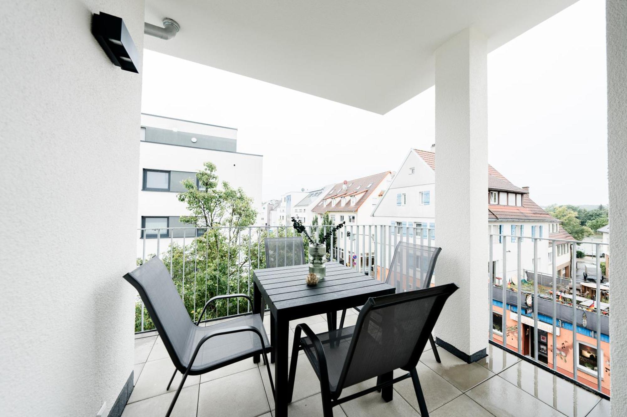 Kocasa-Apartments 02, Design, City-Center Boeblingen, Stellplatz, Balkon, Waipu-Tv Экстерьер фото