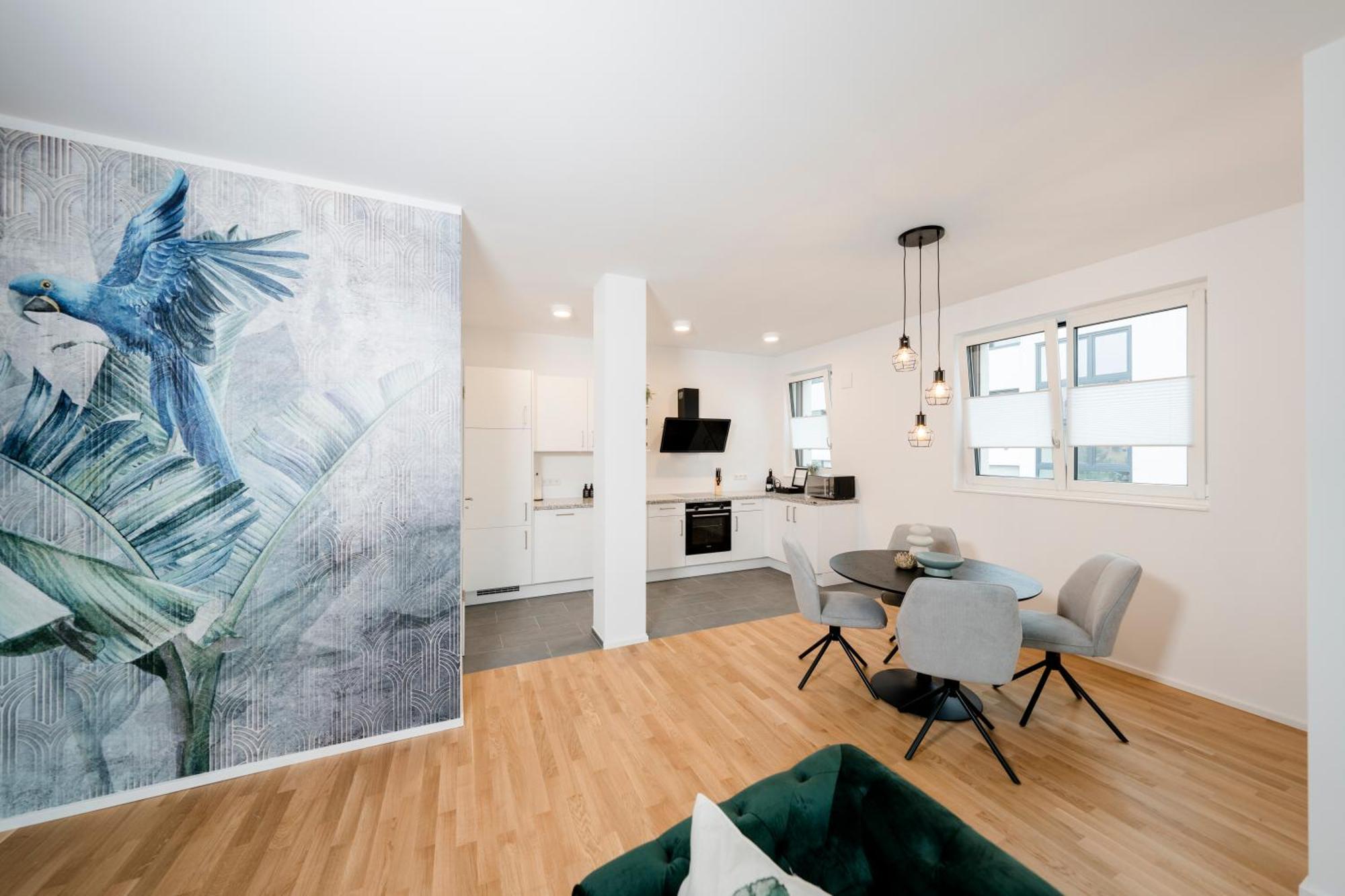 Kocasa-Apartments 02, Design, City-Center Boeblingen, Stellplatz, Balkon, Waipu-Tv Экстерьер фото