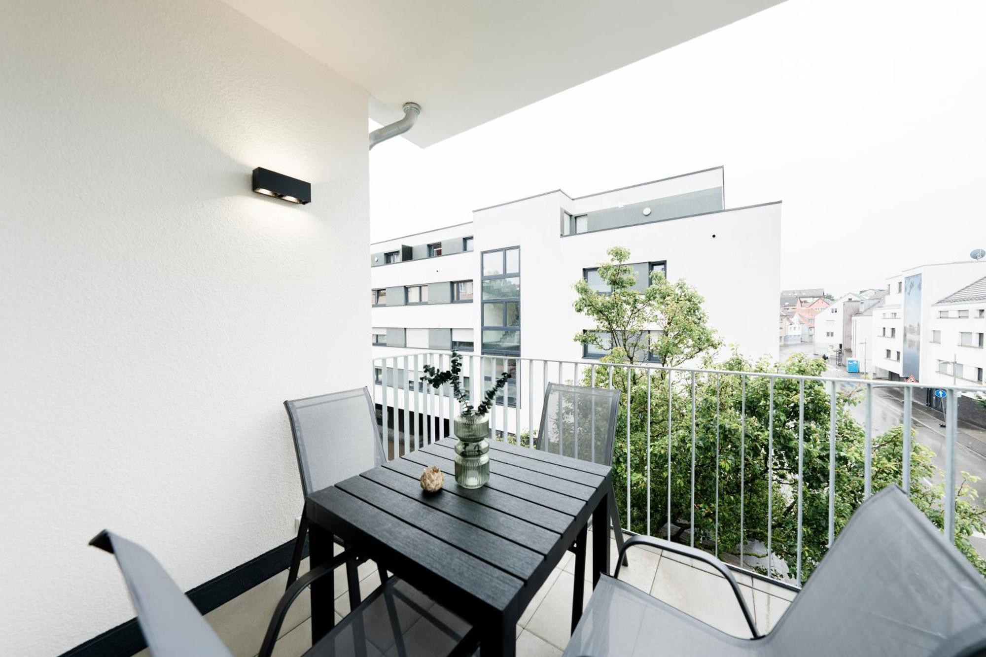 Kocasa-Apartments 02, Design, City-Center Boeblingen, Stellplatz, Balkon, Waipu-Tv Экстерьер фото